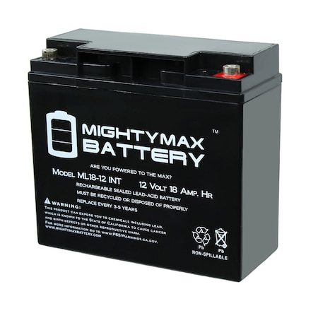 12V 18AH INT Battery For Black Decker CMM1000 Cordless Mulching Mower